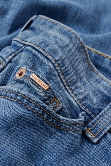 Dames - Slim jeans - mid waist - LYCRA® - jeansblauw