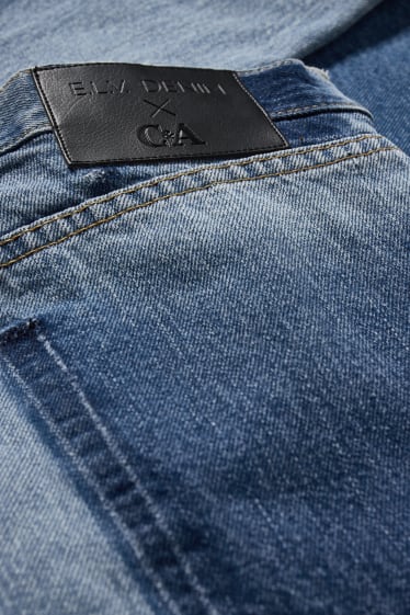 Damen - E.L.V. Denim - Slim Jeans - High Waist - Unisex - jeans-blau