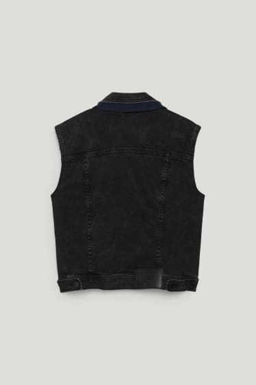 Damen - E.L.V. Denim - Jeansweste - Unisex - jeans-dunkelgrau