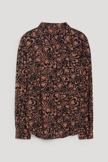 Clockhouse femme - CLOCKHOUSE - chemisier - à motifs - marron
