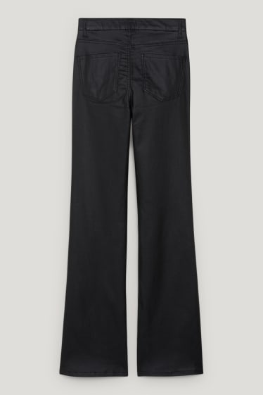 Clockhouse niñas - CLOCKHOUSE - pantalón - high waist - flared - negro