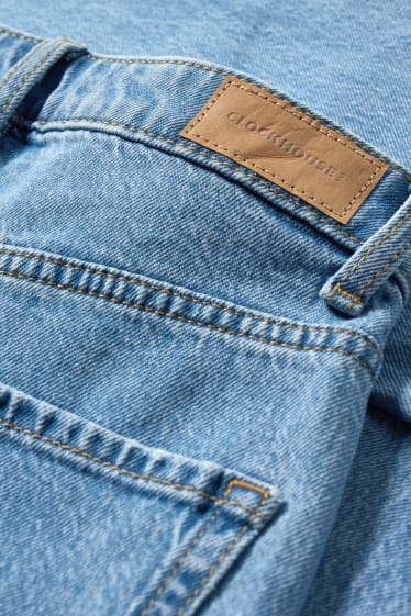 Clockhouse pro holky - CLOCKHOUSE - straight jeans - high waist - džíny - světle modré