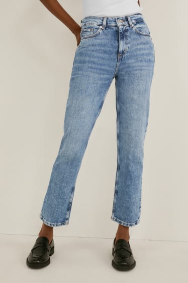 Dona - Straight jeans - high waist - LYCRA® - texà blau clar