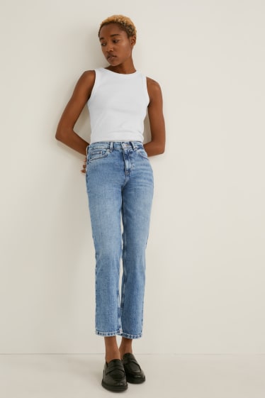 Dona - Straight jeans - high waist - LYCRA® - texà blau clar
