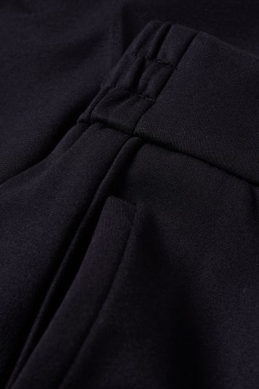 Dames - Jersey broek - slim fit - donkerblauw