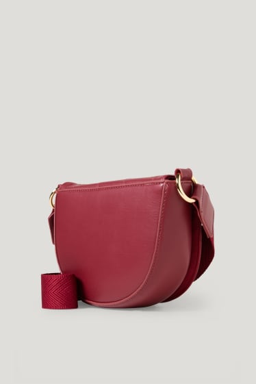 Toddler Girls - Small shoulder bag - faux leather - dark red