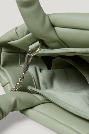 Clockhouse Girls - CLOCKHOUSE - shopper - similpelle - verde chiaro