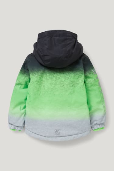 Batolata chlapci - Lyžařská bunda s kapucí - světle zelená