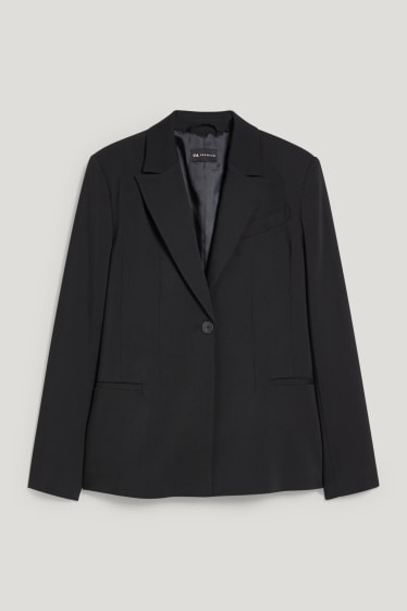Damen - Blazer - Regular Fit - schwarz