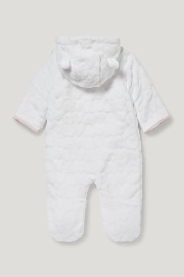 Bébé filles - Minnie Mouse - combinaison pour bébé - blanc