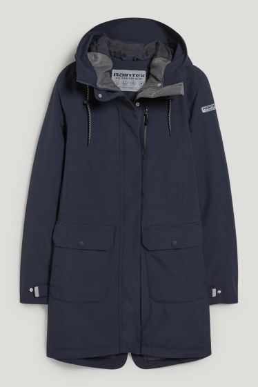 Donna - Giacca tecnica con cappuccio - blu scuro
