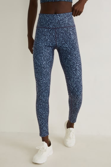 Women - Active leggings - Compressive - fitness - 4 Way Stretch - dark blue