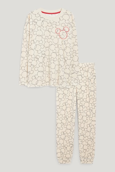 Dames - Pyjama - Mickey Mouse - beige