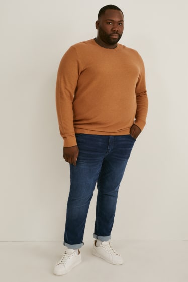 Hommes grandes tailles - Pull - marron clair