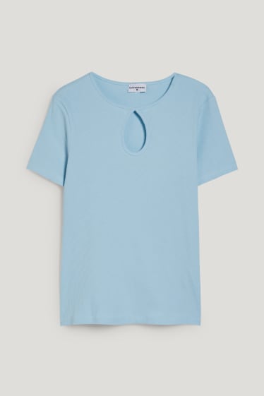 Femei XL - CLOCKHOUSE - tricou - albastru deschis