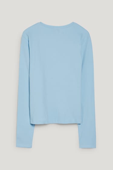 Donna - CLOCKHOUSE - maglia a maniche lunghe - azzurro
