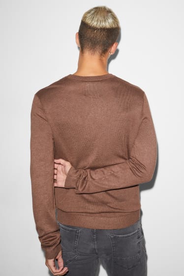 Clockhouse homme - CLOCKHOUSE - pullover - marron clair