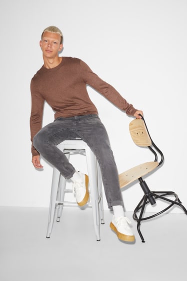Clockhouse homme - CLOCKHOUSE - pullover - marron clair
