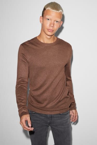 Clockhouse homme - CLOCKHOUSE - pullover - marron clair