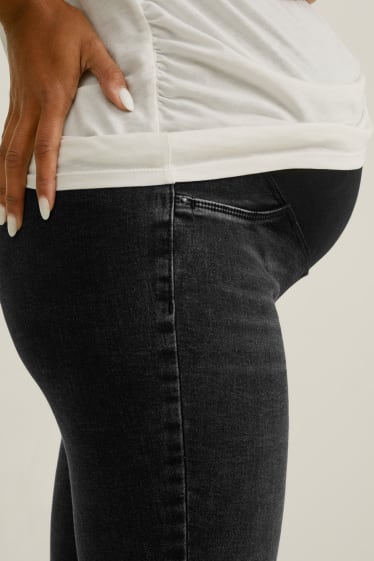 Dámské - Těhotenské džíny - jegging jeans - LYCRA® - džíny - šedé