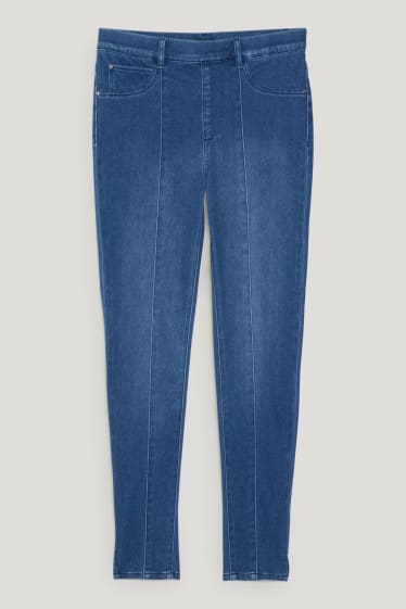 Dames - Jegging jeans - high waist - 4 Way Stretch - jeansblauw