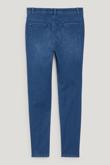 Dames - Jegging jeans - high waist - 4 Way Stretch - jeansblauw