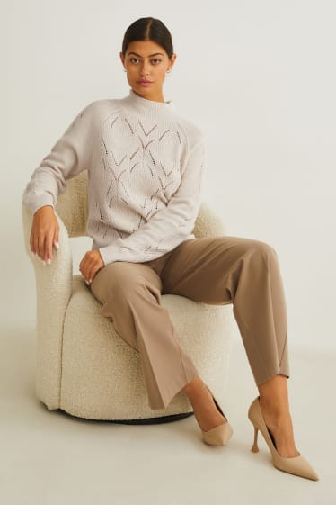 Donna - Maglione - bianco crema