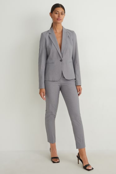 Women - Blazer - regular fit - gray-melange