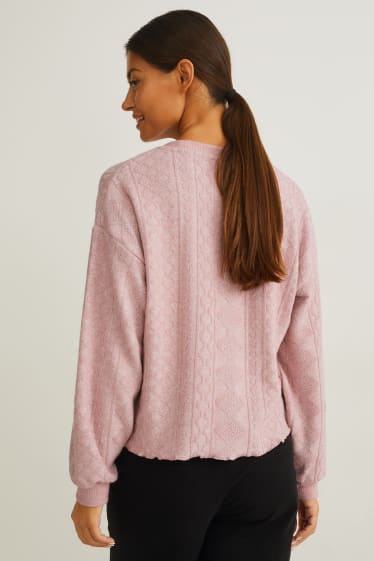 Donna - Maglione - rosa melange