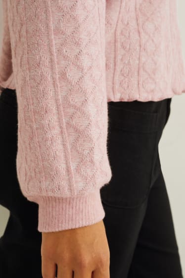 Donna - Maglione - rosa melange
