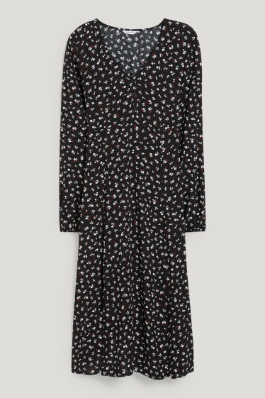 Clockhouse femme - CLOCKHOUSE - robe - à fleurs - noir