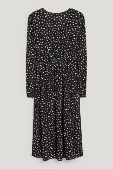 Clockhouse femme - CLOCKHOUSE - robe - à fleurs - noir