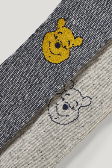 Bébé filles - Lot de 2 - Winnie l’ourson - collants pour bébé - bleu foncé