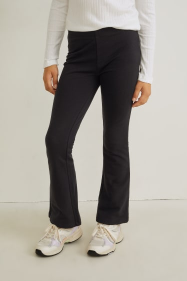 Bambine: - Confezione da 2 - leggings - nero