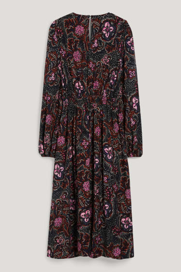 Femmes - Robe - à motif - noir