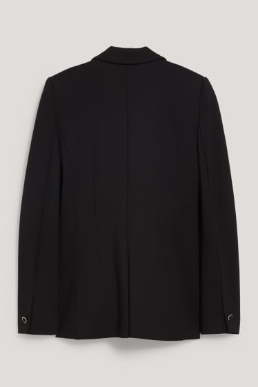 Women - Blazer - fitted - black
