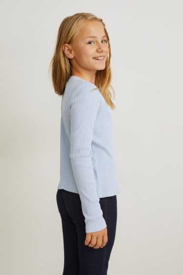 Kids Girls - Koszulka z długim rękawem - jasnoniebieski