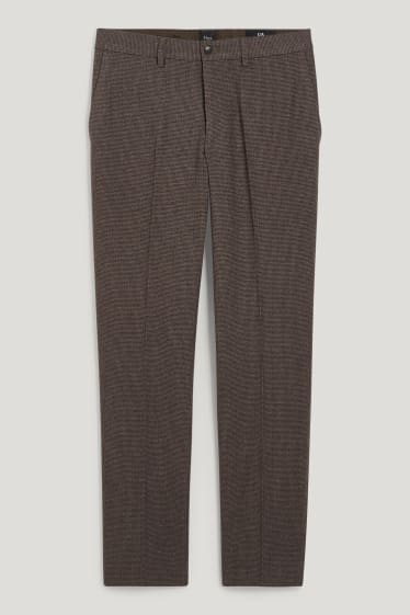 Herren - Baukasten-Hose - Slim Fit - Flex - LYCRA® - dunkelbraun