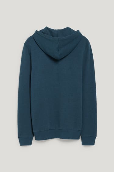Herren - Hoodie - dunkeltürkis