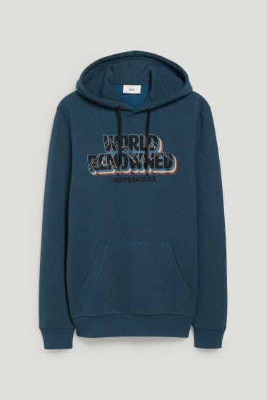Herren - Hoodie - dunkeltürkis