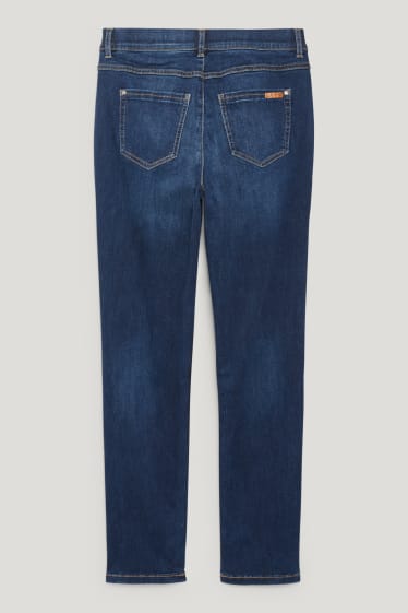 Kobiety - Jegginsy - średni stan - slim fit - LYCRA® - dżins-ciemnoniebieski