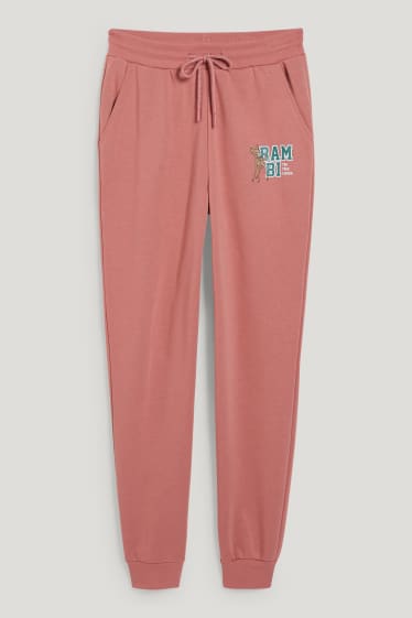 Clockhouse femme - CLOCKHOUSE - pantalon de jogging - Bambi - rose foncé