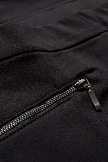 Donna - Pantaloni di jersey - slim fit - nero