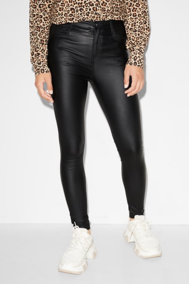 Clockhouse niñas - CLOCKHOUSE - skinny jeans - high waist - negro