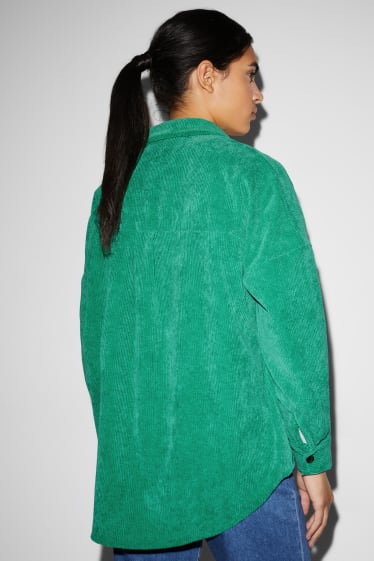 Clockhouse Girls - CLOCKHOUSE - Cordbluse - grün