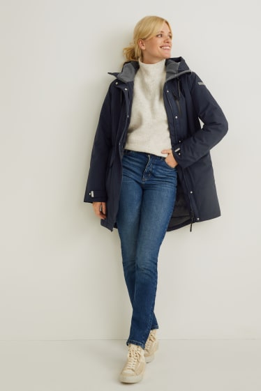 Donna - Giacca tecnica con cappuccio - blu scuro
