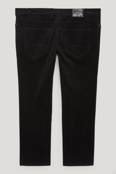 Heren XL - Broek van corduroy - regular fit - LYCRA® - zwart