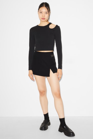 Exklusiv Online - CLOCKHOUSE - Skort - schwarz