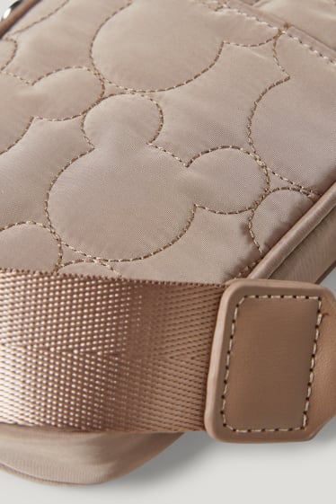 Dames - Tasje voor de smartphone - Mickey Mouse - beige