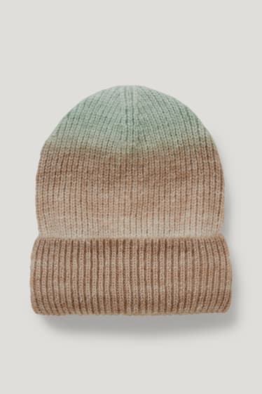 Clockhouse femme - CLOCKHOUSE - bonnet en maille - vert menthe